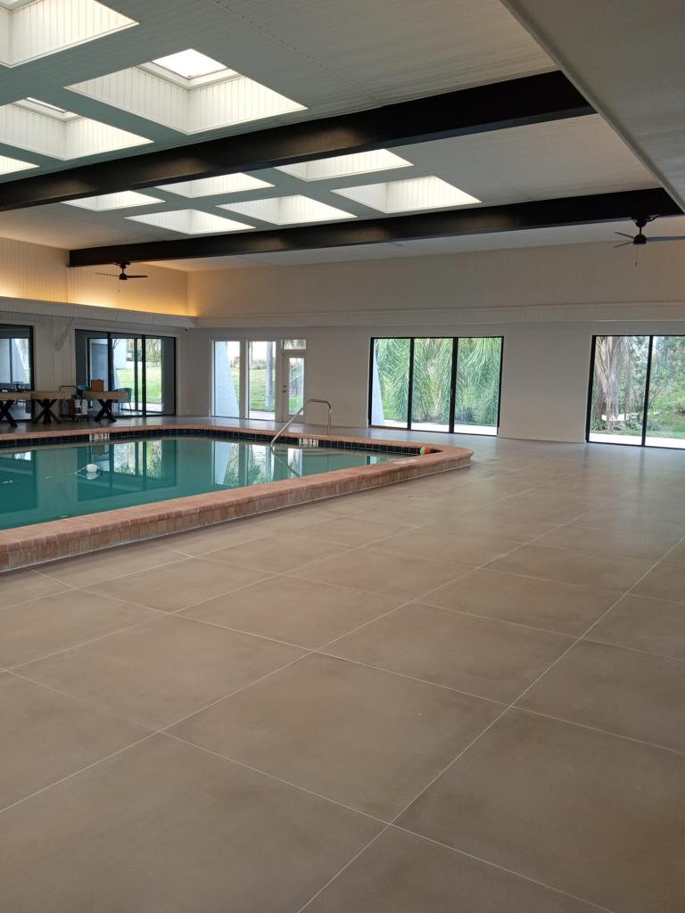 Commercial Indoor Pool Deck